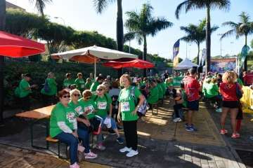  Unos 160 mayores de Telde dan un ejemplo de motivación en II carrera Pasos por la vida (Foto TA)